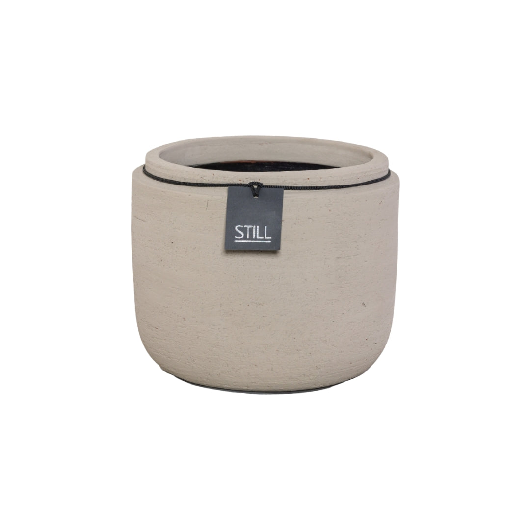 Bloempot - Neck - Taupe - 22x18 cm - STILL