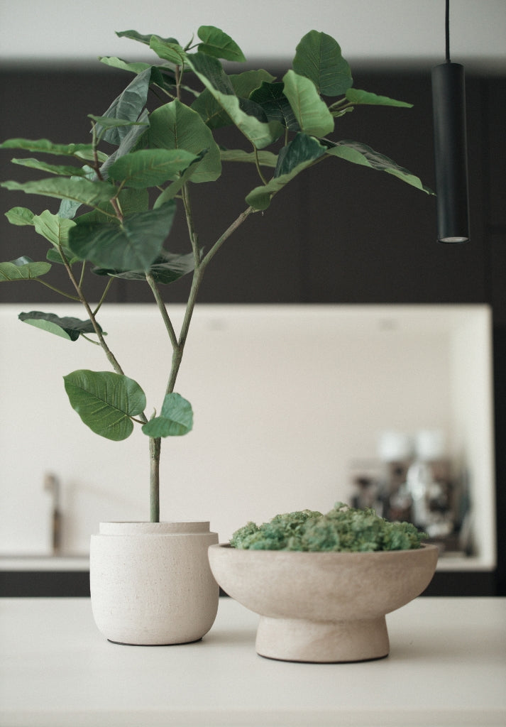 Bloempot - Neck - Beige - 22x18 cm - STILL