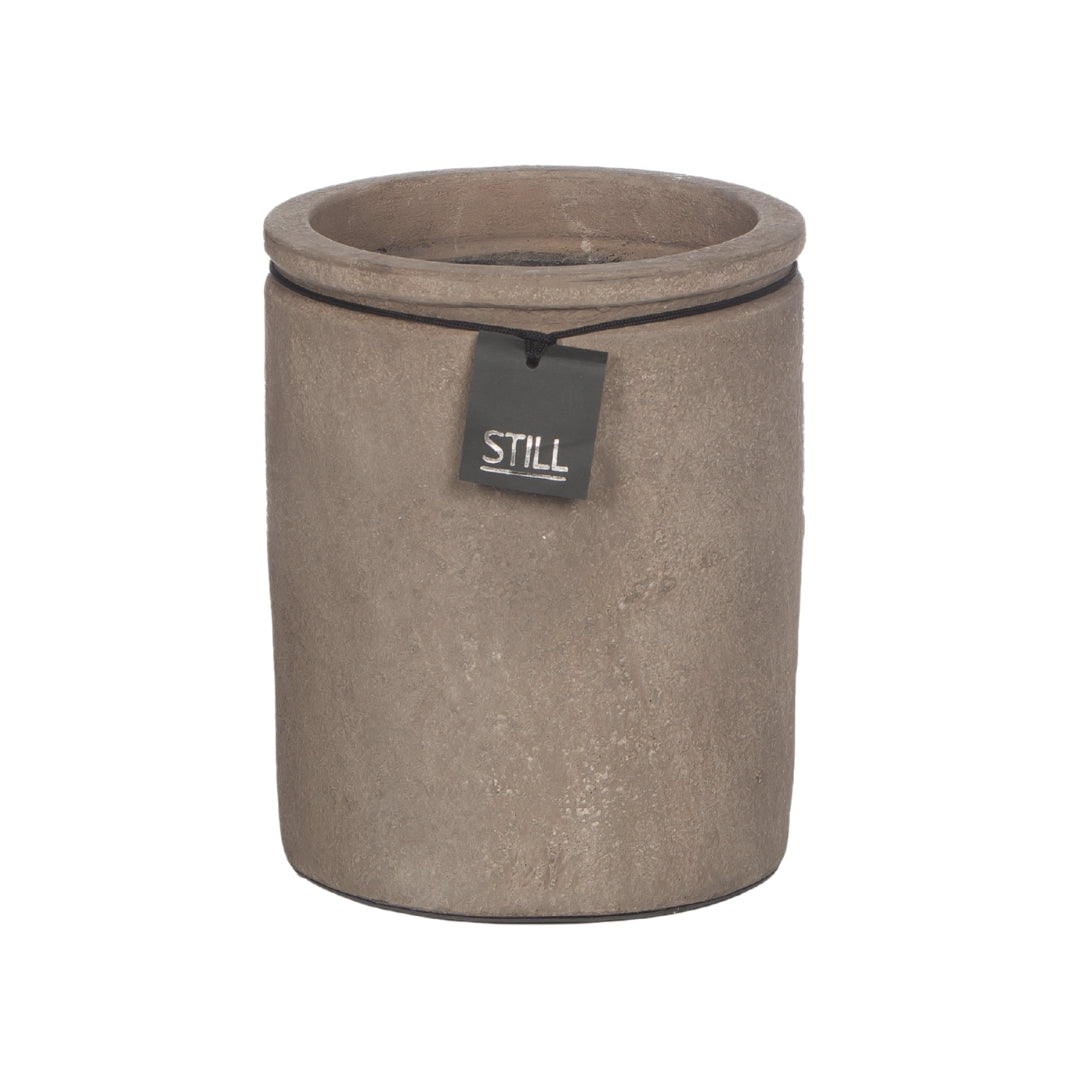 Bloempot cilinder - Dark - 30x24 cm - STILL