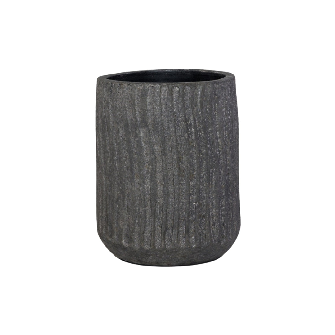 Bloempot met Ribbels - Earth - 22x16 cm - STILL