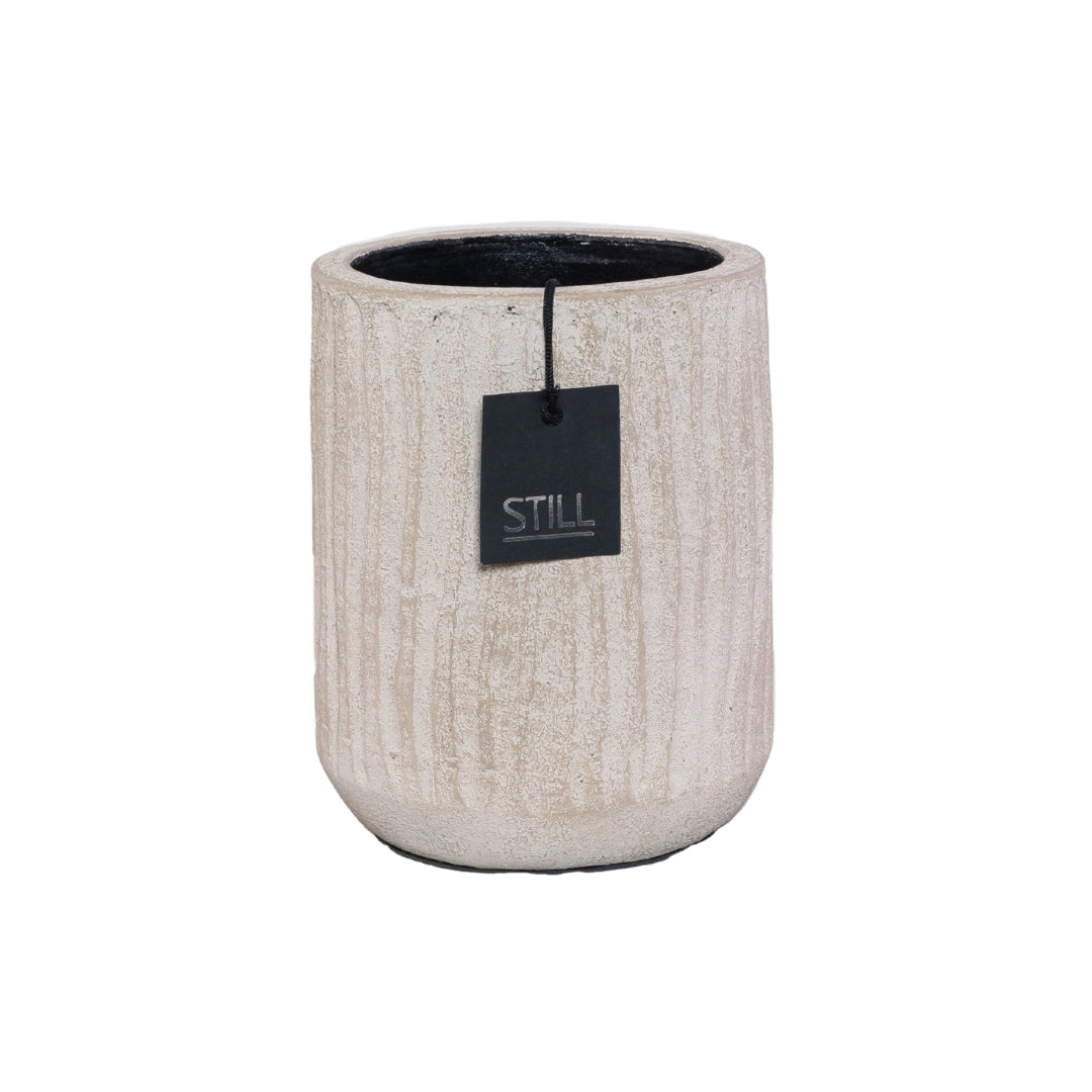 Bloempot met Ribbels - Light - 22x16 cm - STILL