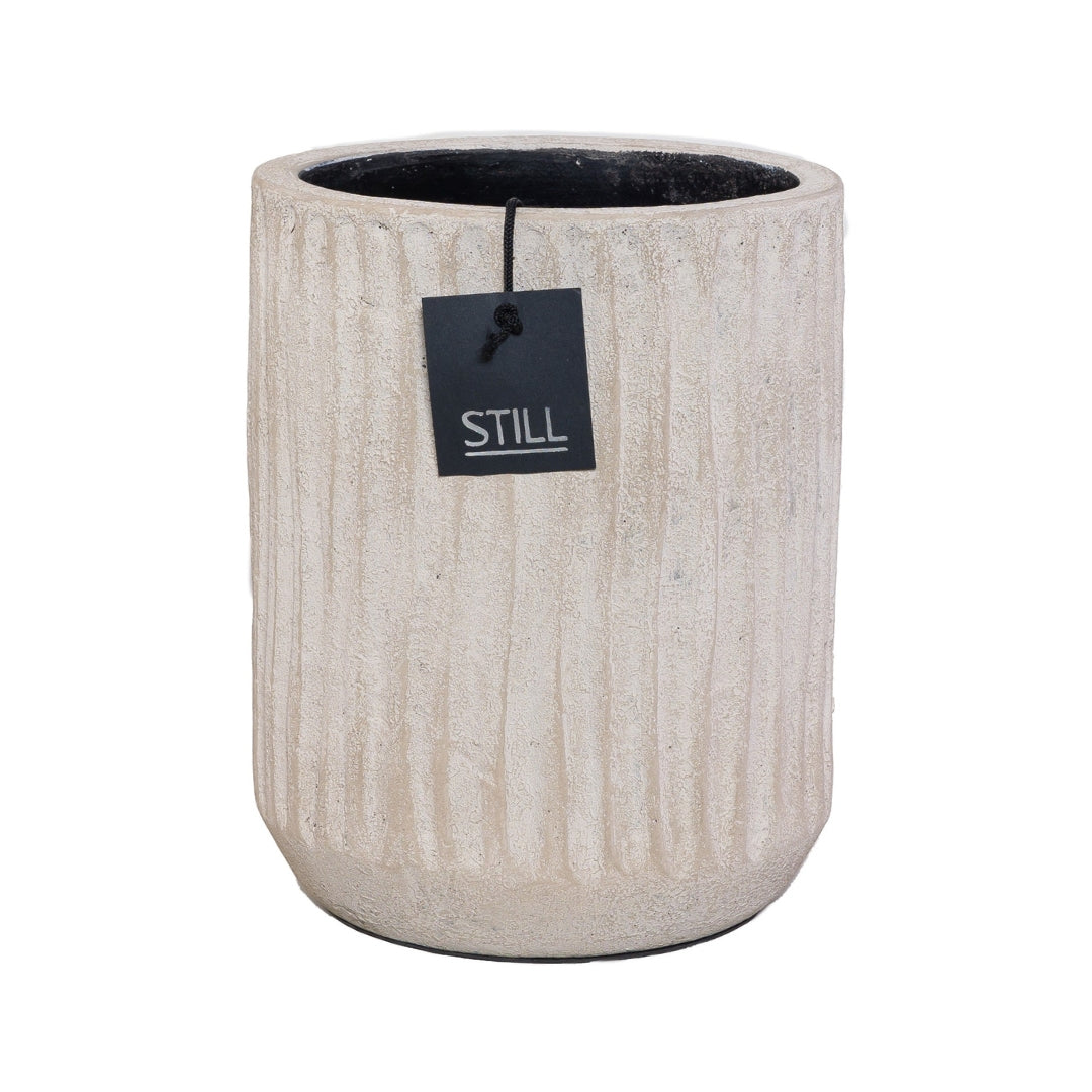 Bloempot met Ribbels - Light - 26x18 cm - STILL