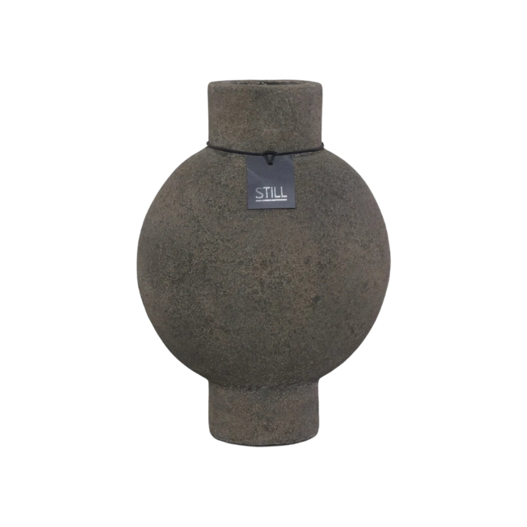 Bolvaas - Ovaal - Donkerbruin - 34x20 cm - STILL Dark Brown