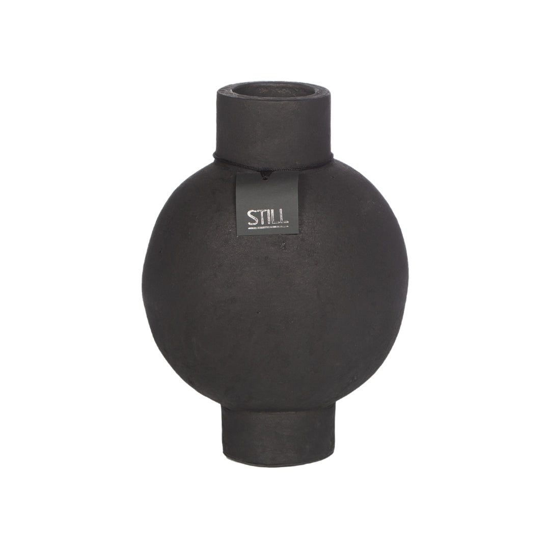 Bolvaas - Ovaal - Zwart - 34x20 cm - STILL Black Series