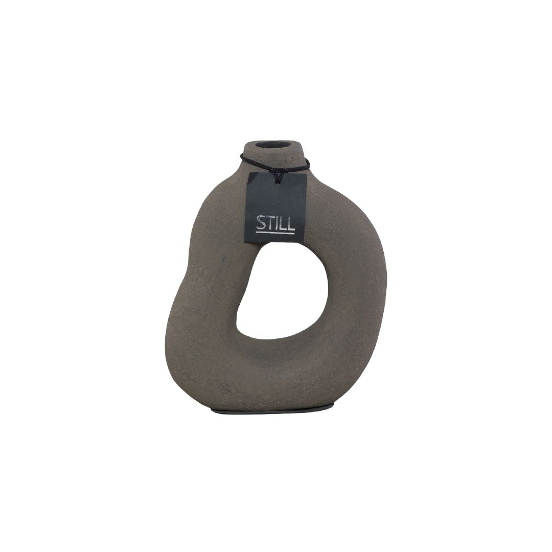 D Vaas - Organische Vorm - Dark - 23x22 cm - STILL