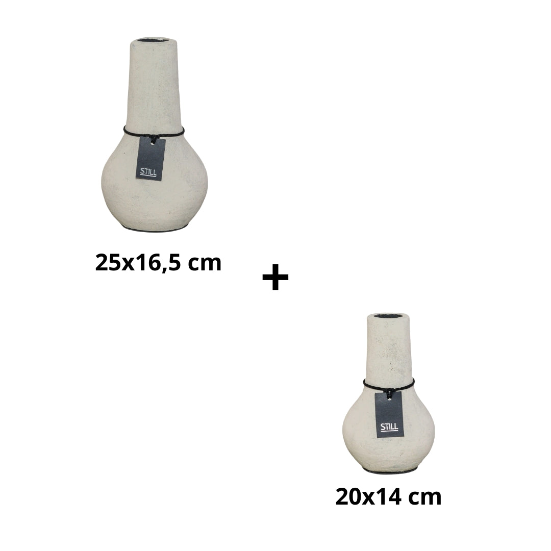 Flesvaas Organisch - Beige - STILL - Bundelvoordeel