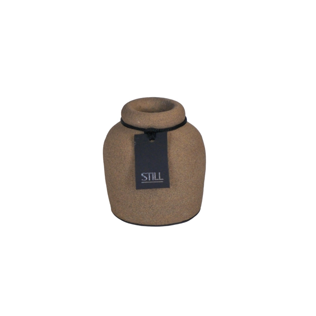 Kleine Vaas - Hoog - Latte - 15x9 cm - STILL