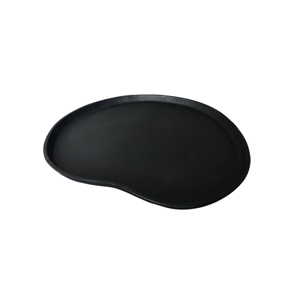 Organische schaal Zwart - met - Flesvaas organisch - 25x16,5 en 20x14 cm - Light - Voordeelbundel