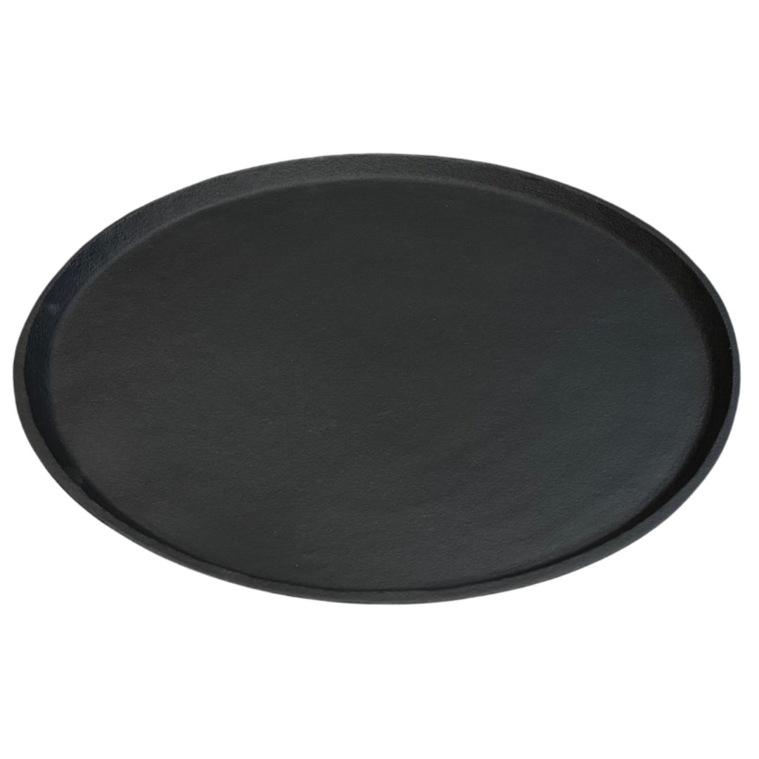 Decoratieve schaal - Rond - Zwart - 50 cm - Ijzer - STILL