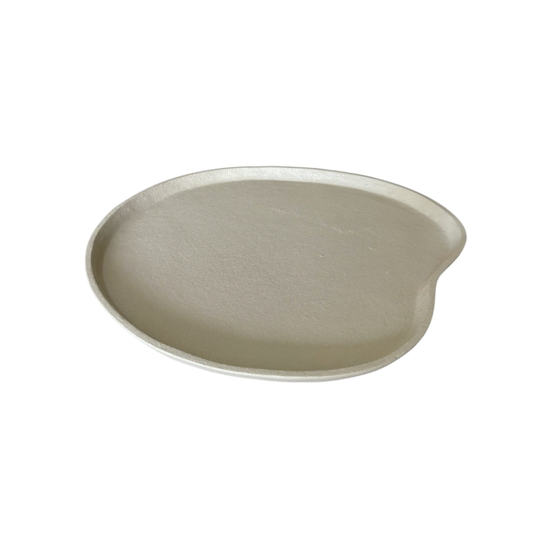 Schalen organische vorm - Beige - 40 en 35 cm - STILL - Voordeelbundel