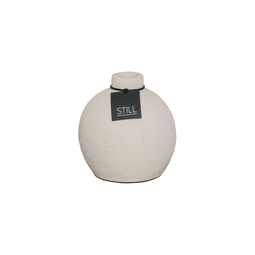 Vaas Kendil - Beige - 16,5x15,5 cm - STILL, Bolvaas