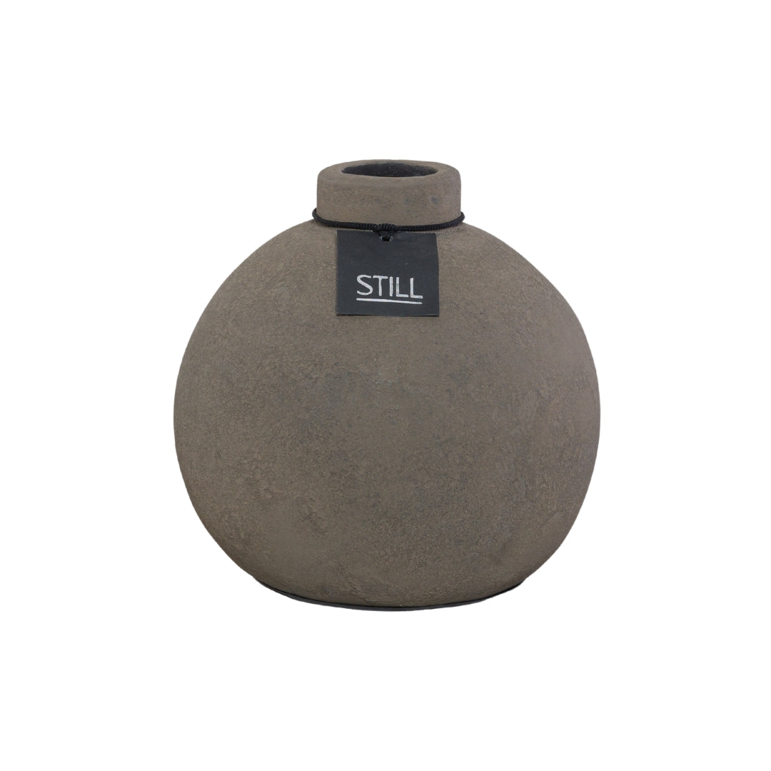 Vaas Kendil - Dark - 24x22 cm - STILL, Bolvaas