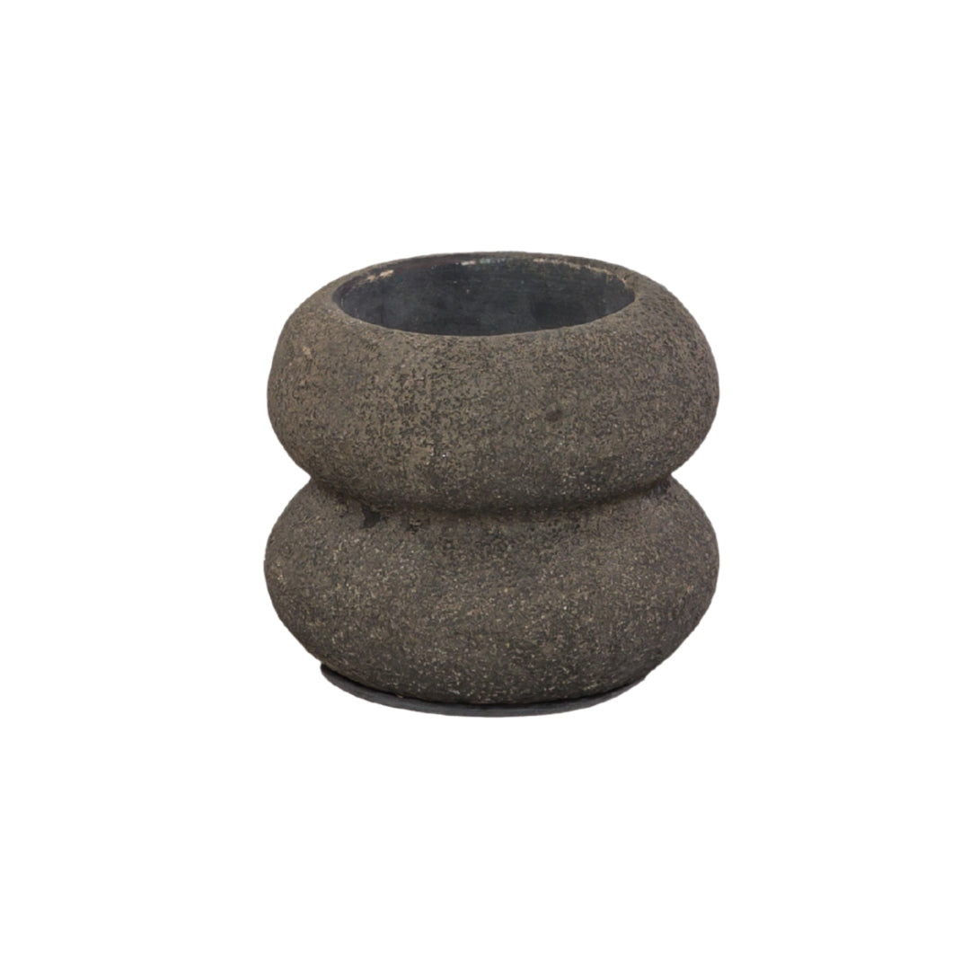 Waxinelichthouder - Maxi - Dubbel - Donkerbruin - 10x8 cm - STILL Dark Brown