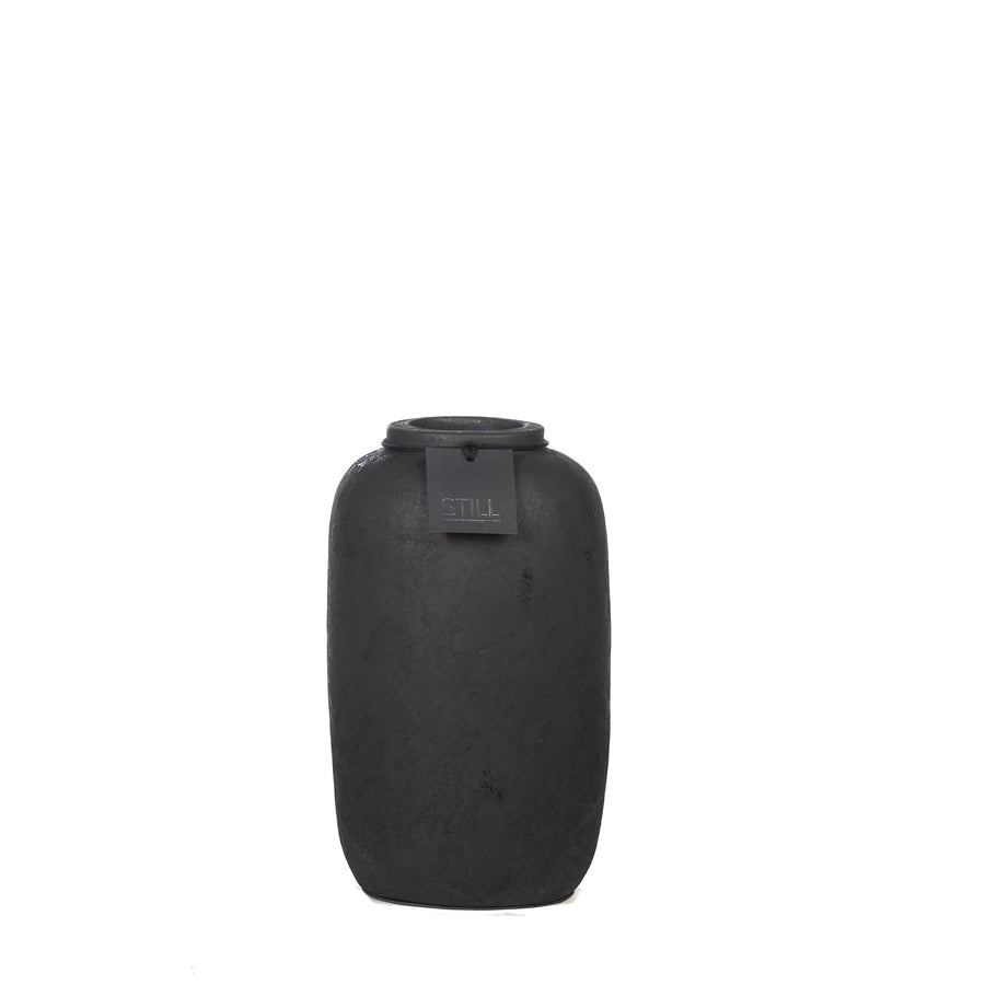Flaschenvase - Schwarz - 30x18 cm - STILL Black Series