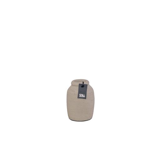 STILL Kleine Vaas Hoog  Taupe - 15x9 cm