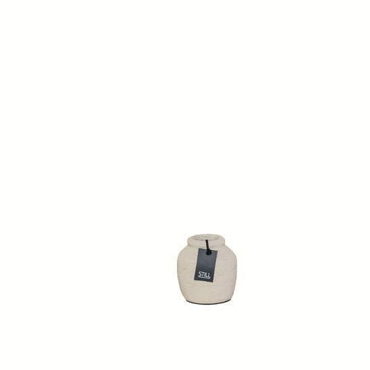 STILL Kleine Vaas Beige Beige - 9x9 cm
