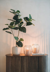 Bloempot - Neck - Beige - 22x18 cm - STILL