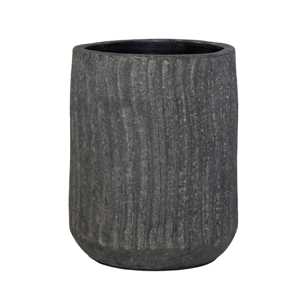 Bloempot met Ribbels - Earth - 26x18 cm - STILL