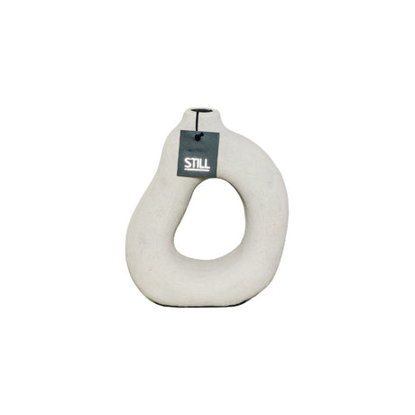 D Vaas - Organische Vorm - Beige - 30x24 en 23x22 cm - STILL - voordeelbundel