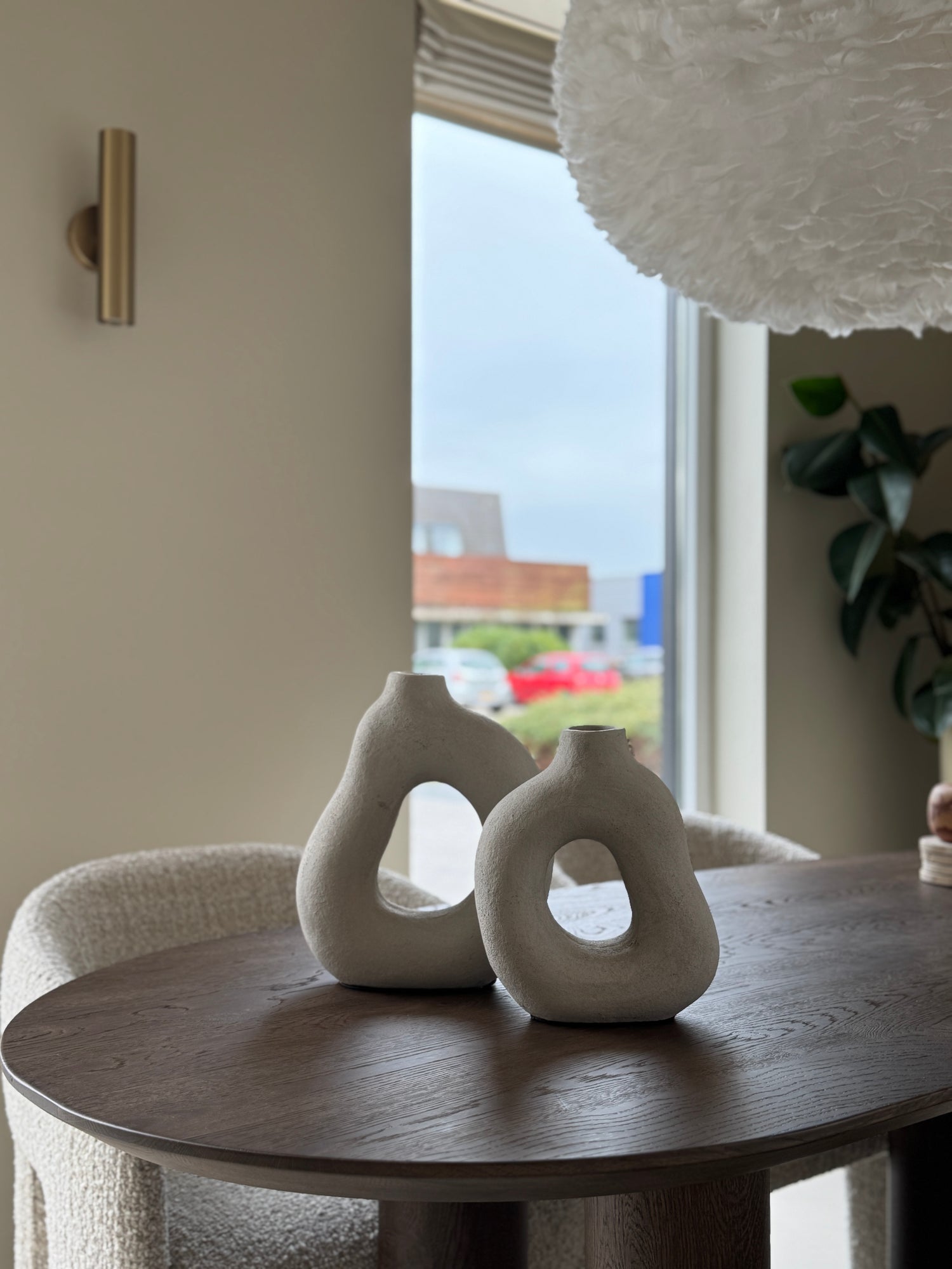 D Vaas - Organische Vorm - Light - 30x24 en 23x22 cm - STILL - Bundelvoordeel