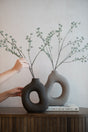 D Vaas - Organische Vorm - Zwart - 23x22 cm - STILL Black series