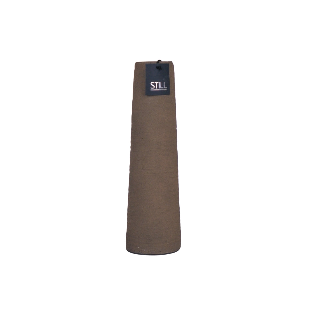 Geribbelde vaas hoog Espresso 40x12 cm - STILL