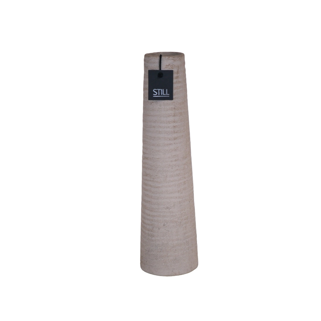 Geribbelde Vaas hoog Light 50x14 cm - STILL