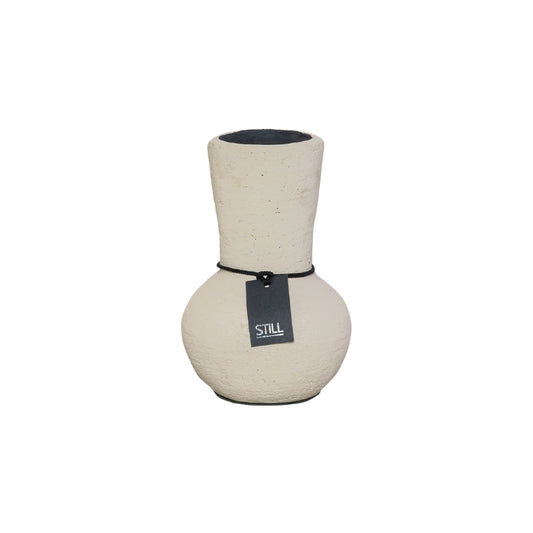 Kleine Flesvaas - Beige - 14x10 cm - STILL