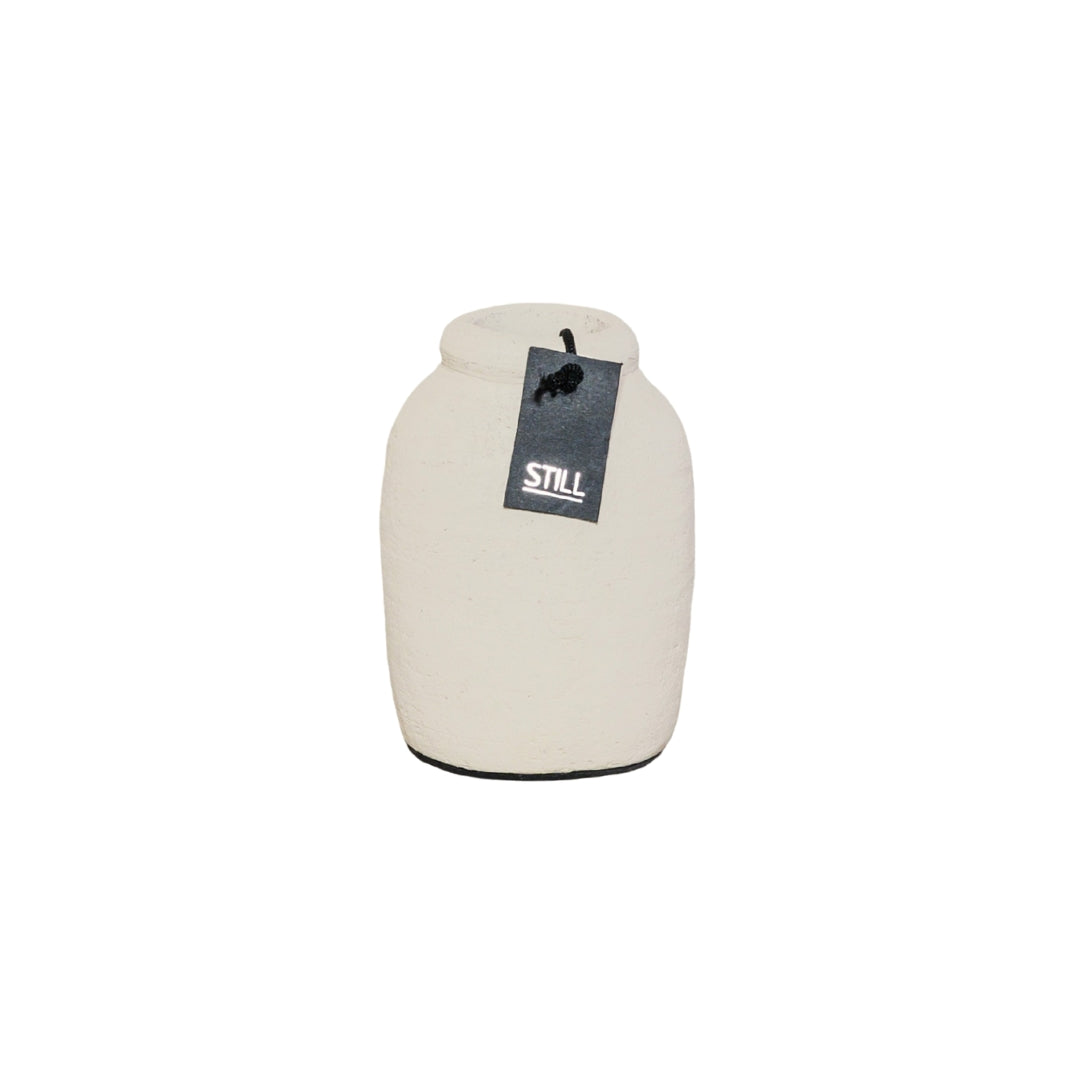 Kleine Vaas - Hoog - Beige - 15x9 cm - STILL
