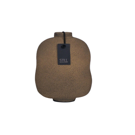 Organische platte vaas - Latte – 18x15 cm - STILL