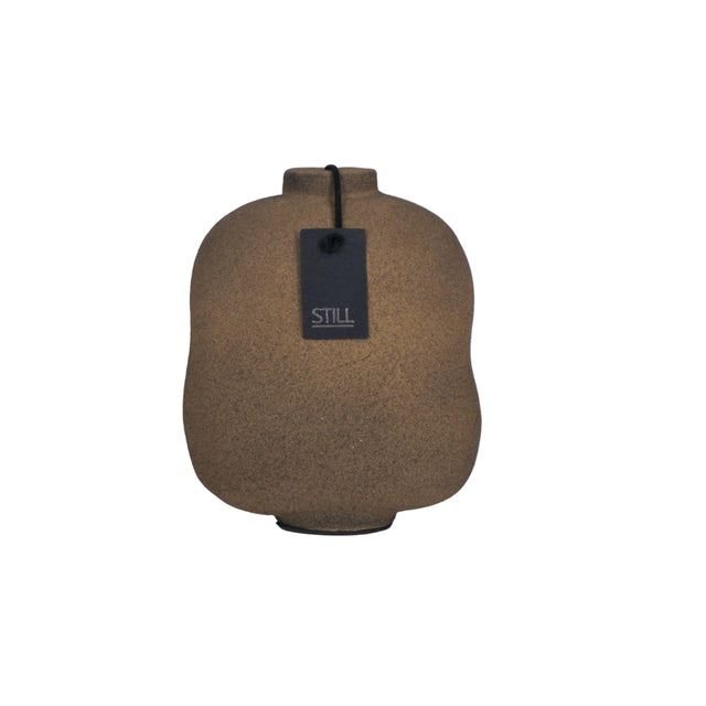 Organische platte vaas - Latte – 18x15 cm - STILL