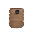 Plantenpot met brede ribbels – Latte – 29x24 cm – STILL