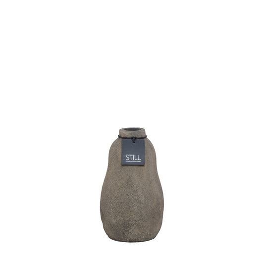 STILL Flesvaas Organische Vorm Dark Brown - 24x14 cm