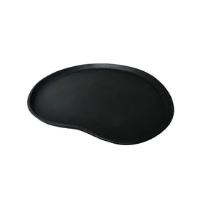 Schaal in organische vorm, zwart, 40 cm, aluminium, STILL