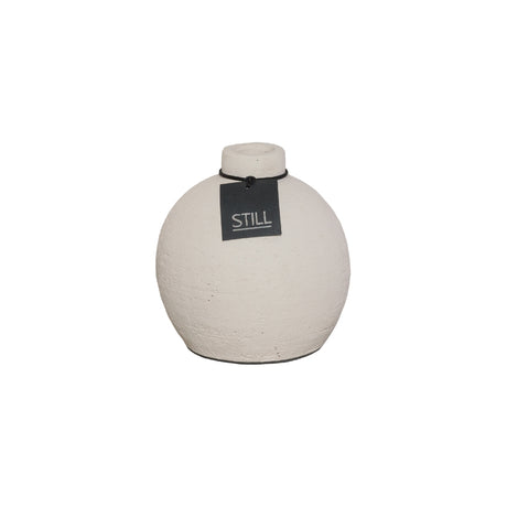 Vaas Kendil - Beige - 16,5x15,5 cm - STILL, Bolvaas