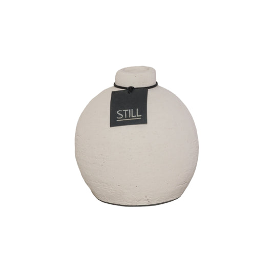 Vaas Kendil - Beige - 19x18 cm - STILL, Bolvaas