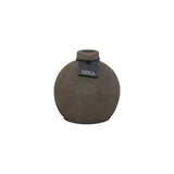 Vaas Kendil - Donkerbruin - 16,5x15,5 cm - STILL Dark Brown, Bolvaas