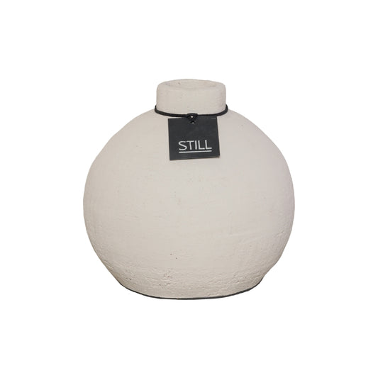 Vaas Kendil - Beige - 24x22 cm - STILL, Bolvaas