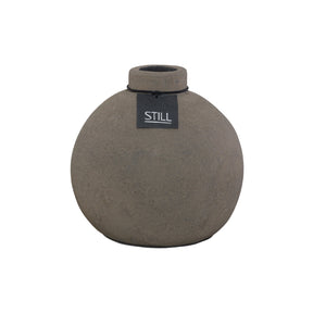 Vaas Kendil - Dark - 24x22 cm - STILL, Bolvaas