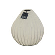 Beige Vaas met ribbels