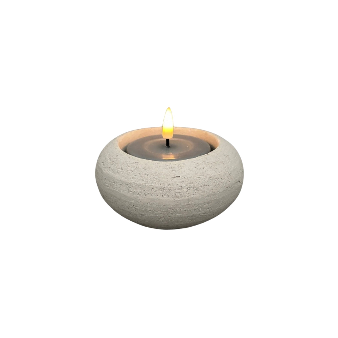 Waxinelichthouder - Maxi - Beige - 10x4 cm - STILL