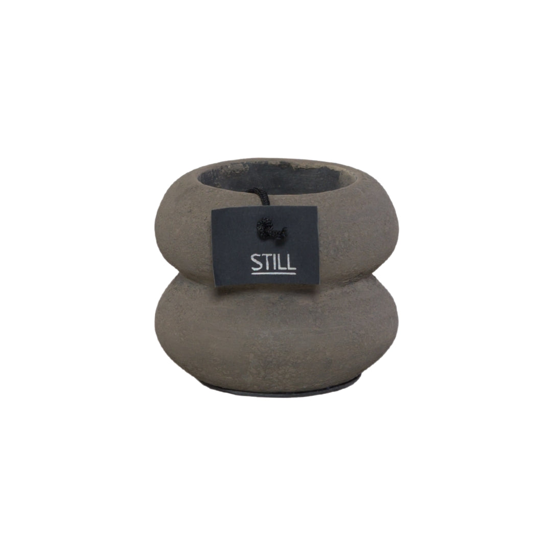 Waxinelichthouder - Maxi - Dubbel - Dark - 10x8 cm - STILL