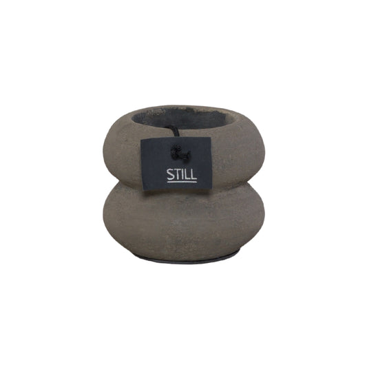 Waxinelichthouder - Maxi - Dubbel - Dark - 10x8 cm - STILL