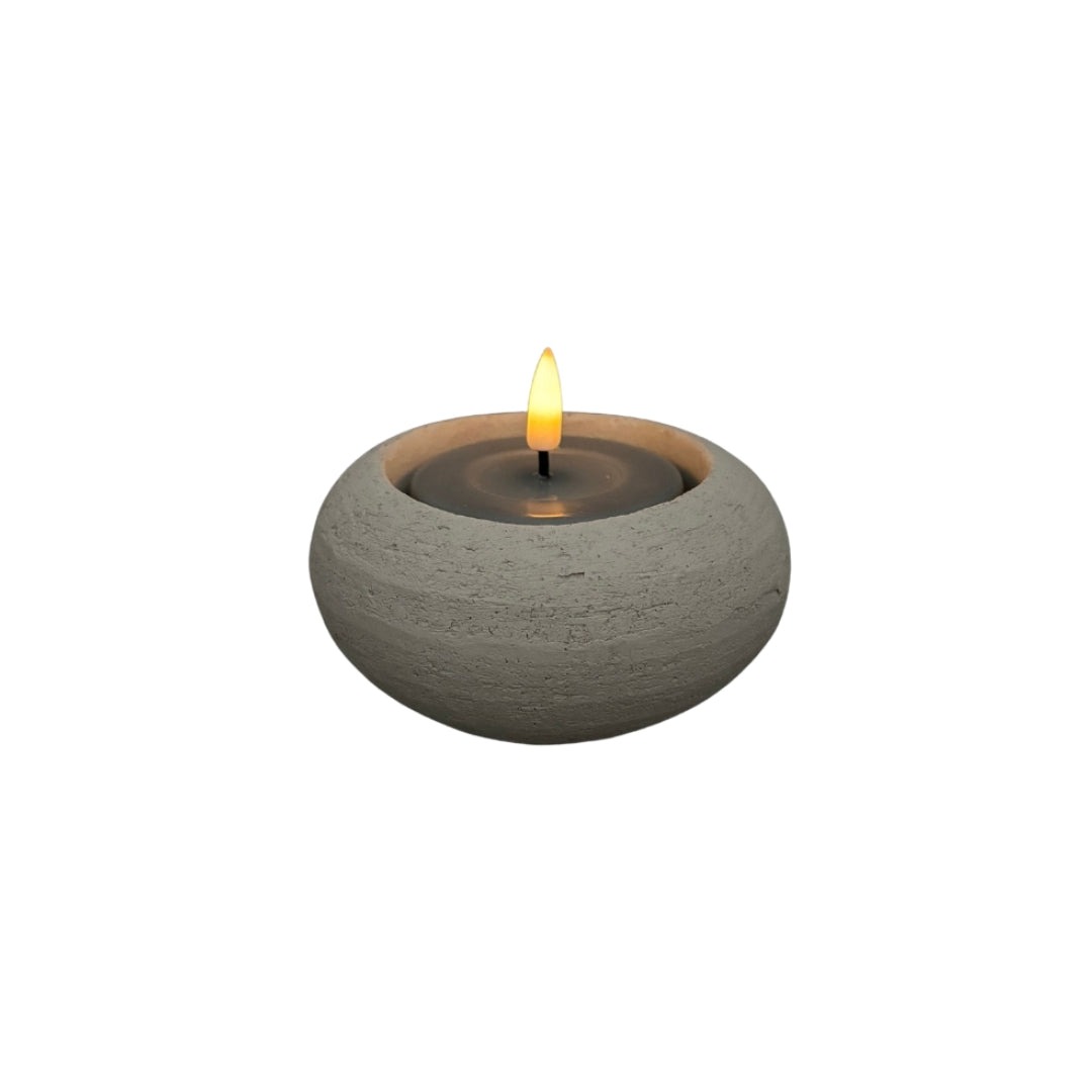 Waxinelichthouder - Maxi - Taupe - 10x4 cm - STILL