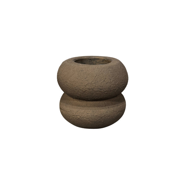 Teelichthalter – Teelicht – Rund – Doppelt – 10x8 cm – Espresso – STILL