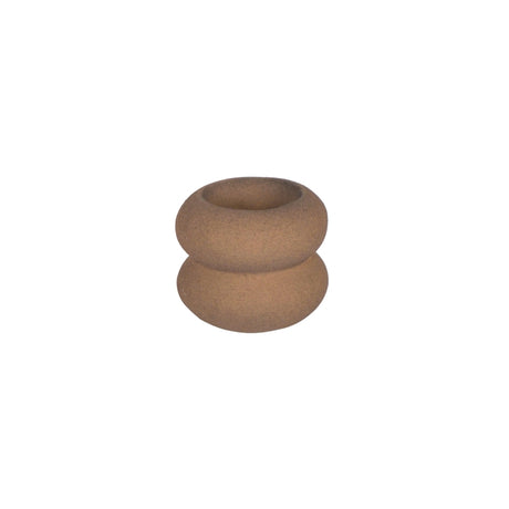 Waxinelichthouder – Theelicht – Rond – Dubbel - 10×8 cm – Latte - STILL