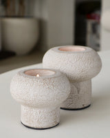 Waxinelichthouder op voet – Theelicht – Rond – 10×10 cm – Light - STILL