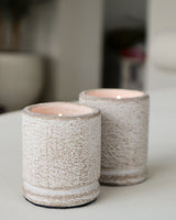 Waxinelichthouder set - Theelicht – 8x6,5 en 7,5x6,5 cm - Light - STILL