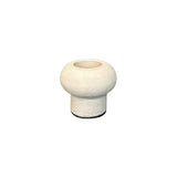 Waxinelichthouder op voet – Theelicht – Rond – 8x8 cm – Beige - STILL