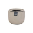 Bloempot Neck Taupe 22x18 cm van handgemaakt aardewerk uit de STILL Collection